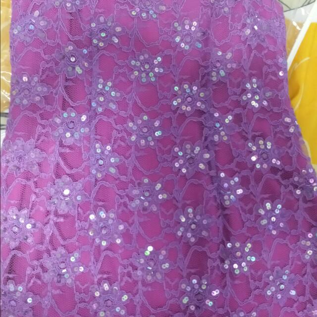 Express pink sequin dress top