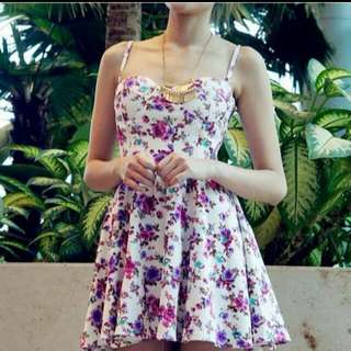 [BN]Premium Quality Floral Bustier Dress