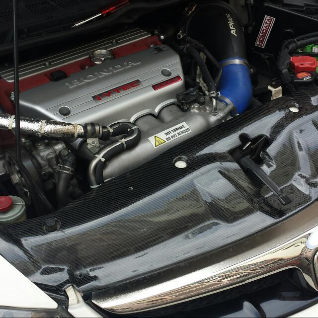 Carbon Fibre Engine Bay Radiator Hood For FD2R, Cars on Carousell