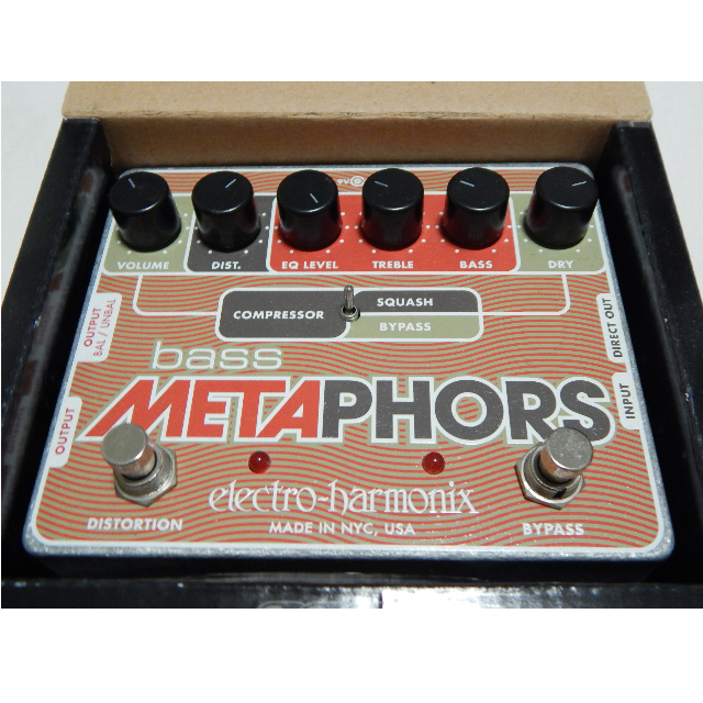 Electroharmonix bass metaphors preamp pedal, Hobbies & Toys, Music