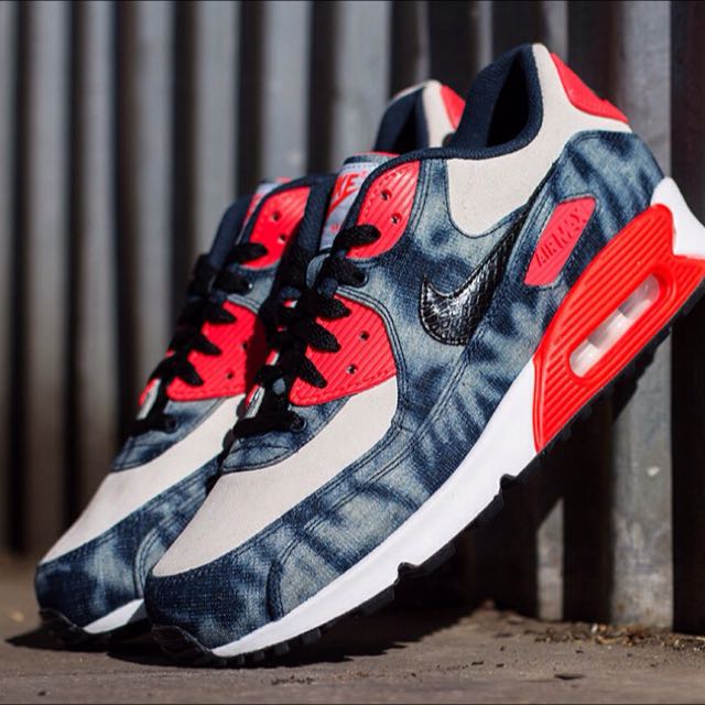 nike airmax 90 denim Men s Fashion Footwear Sneakers on Carousell