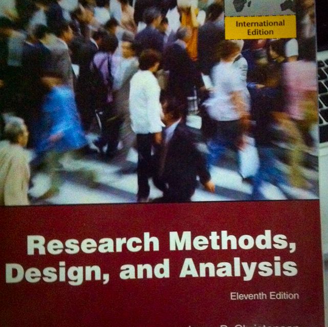 Research Methods, Designs, And Analysis, Hobbies & Toys, Books & Magazines, Textbooks on Carousell