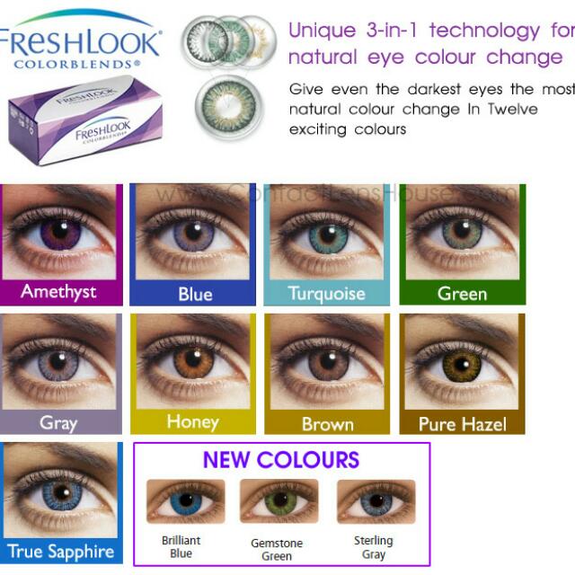 Freshlook colorblends colori online