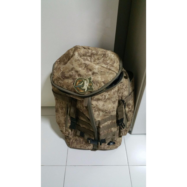 D G Digital Tan Army Backpack, Men's Fashion, Bags, Backpacks on Carousell