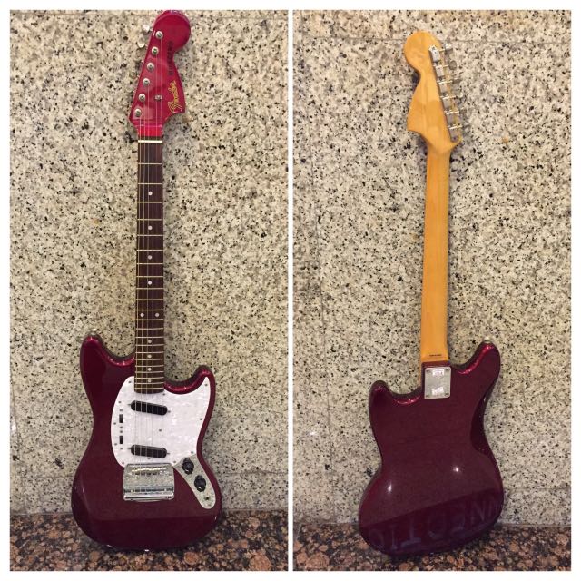 Fender 2012 Japan Made Mg69 Matching Headstock Candy Apple
