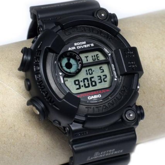 CASIO G-SHOCK DW-8200 フロッグマン メンインブラックモデル - 腕時計 ...