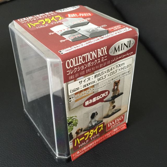 Daiso Figurine Display Box, Everything Else on Carousell