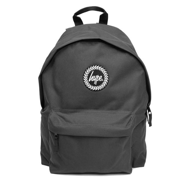 Grey hype backpack top