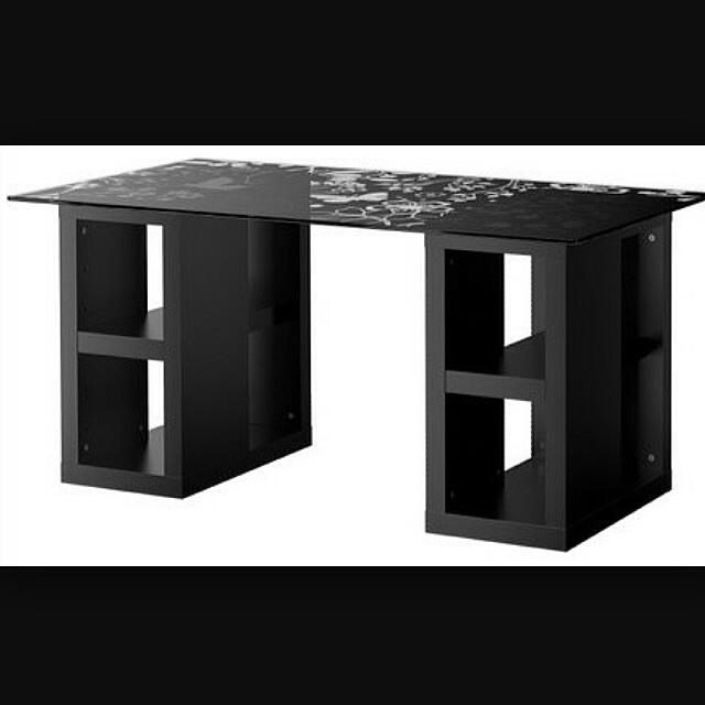 IKEA Vika Glasholm Tempered Glass Table Top, Furniture & Home Living