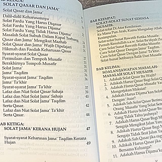Reserved Islamic Book Panduan Musafir Solat Jama Qasar Serta Persoalannya Hobbies Toys Books Magazines Religion Books On Carousell
