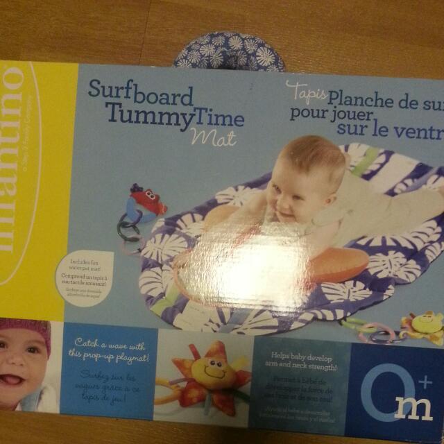Surfboard tummy 2025 play mat