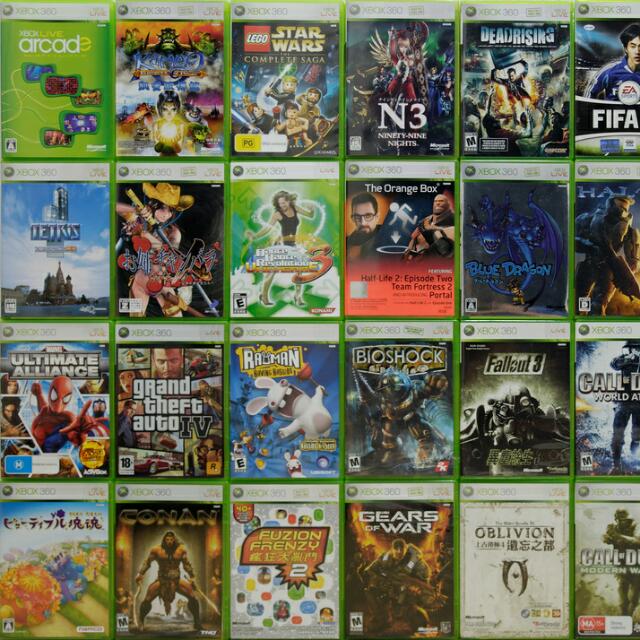 xbox 360 cd games for sale