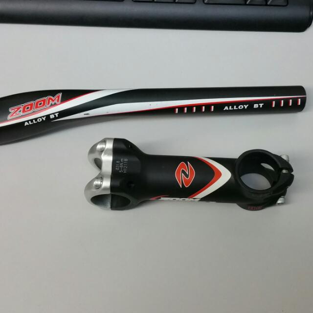 Zoom Handle Bar ALLOY BT & STEM, Sports Equipment, Bicycles & Parts ...