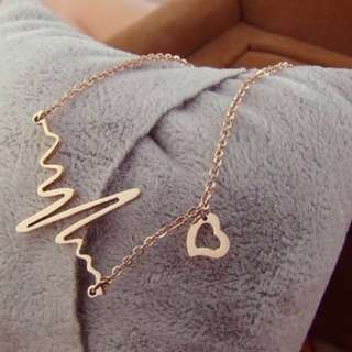 PO 'My Heart Beats For You' Necklace