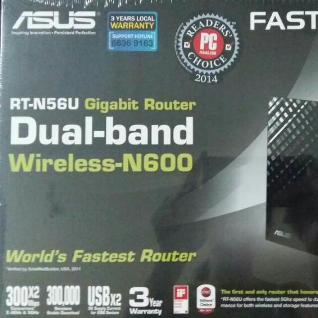 Asus Router (Brand New), Everything Else on Carousell