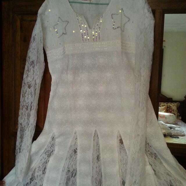 White cotton new arrivals punjabi suit