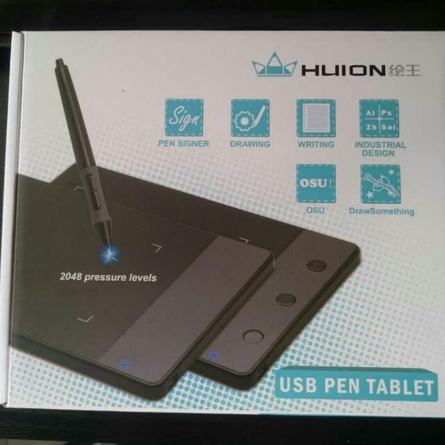 Huion H420 Drawing Tablet Osu Pad Ready Stock Immediate Availability Mobile Phones Tablets Mobile Tablet Accessories On Carousell