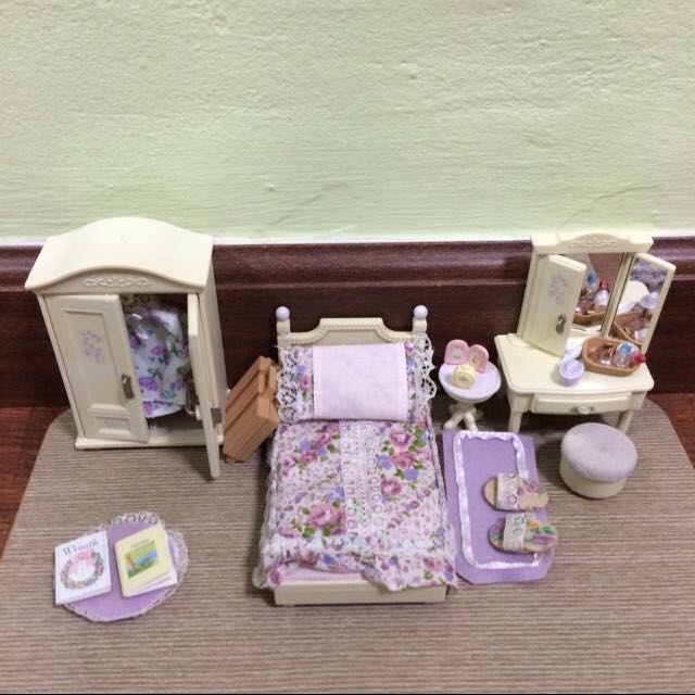 sylvanian bedroom set