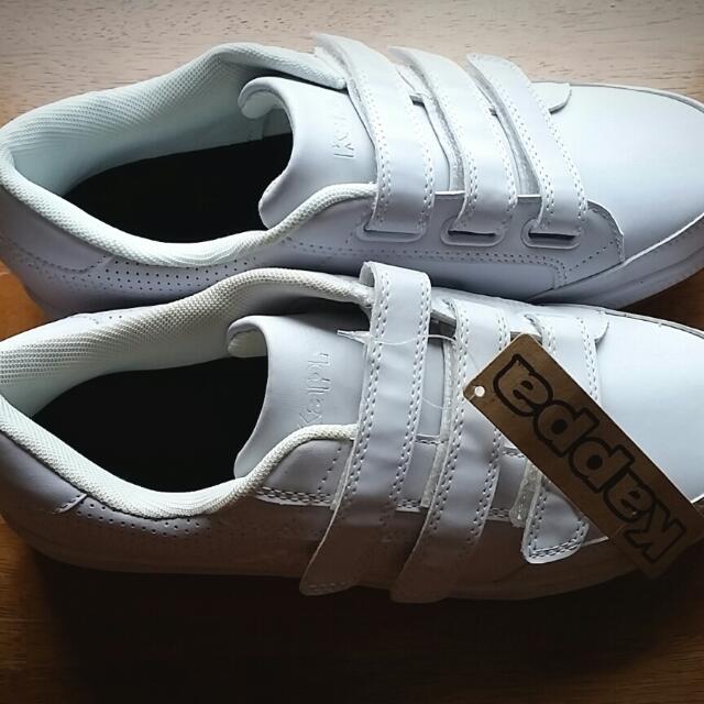 kappa white trainers