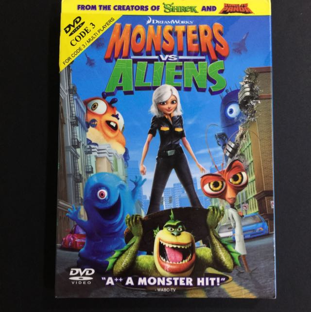 Monster Vs Aliens Dvd Region 3 Brand New Everything Else On Carousell