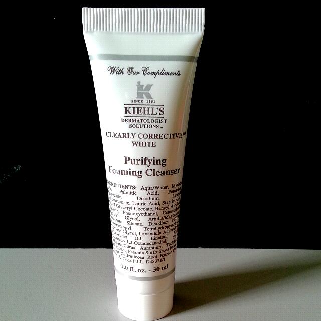 kiehl's purifying foaming cleanser