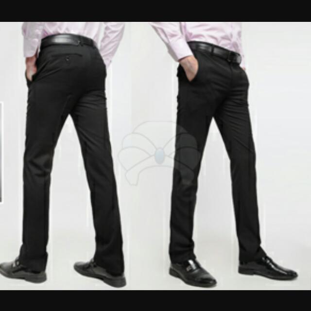 Regular fit formal pants outlet