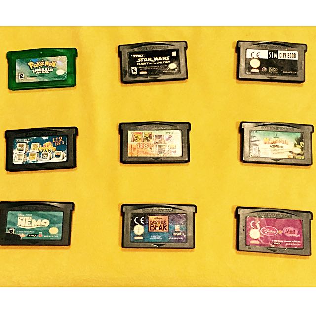 GAMEBOY ADVANCE SP CARTRIDGES, Toys & Games on Carousell