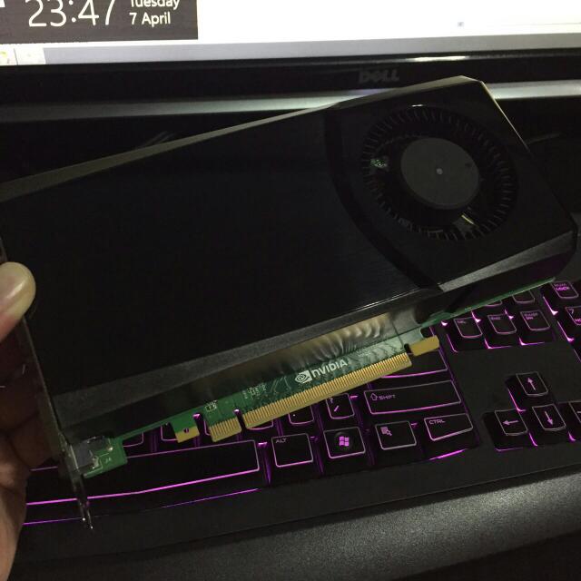 Nvidia GeForce GTX 555 graphics card 1 