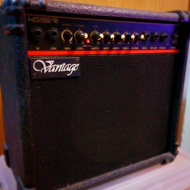 Vantage VG15R Electric Guitar 15 W Amplifier With Reverb, Music & Media