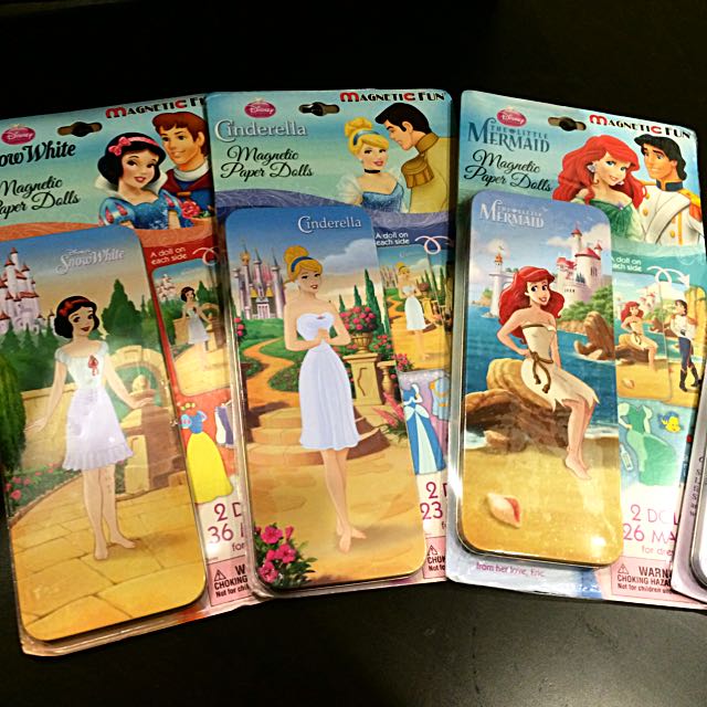 Disney princess magnetic paper dolls deals
