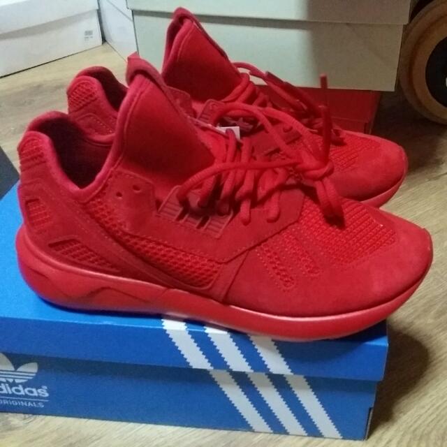 Adidas Tubular Runner Triple Red Not Red October Yeezy Boost
