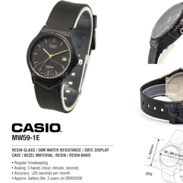 Authentic casio black and gold watch mobile phones gadgets