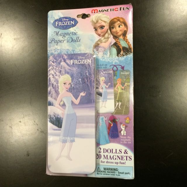 Limited Edition Frozen Magnetic Paper Dolls Toys Games On