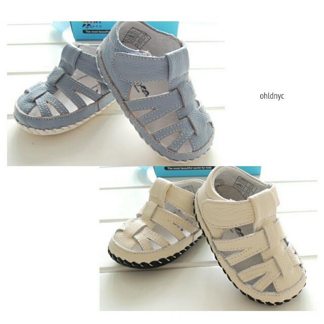 Po Korean Fashion Style Smart Casual Leather Shoes For Baby Boy