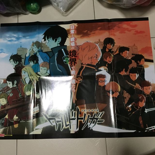 Get Wallpaper World Trigger Saiyuki A3 Poster Entertainment J Pop On Carousell Desktop Wallpaper