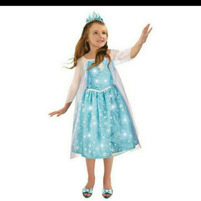 light up elsa costume