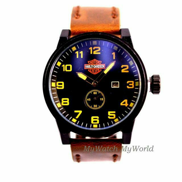 Biker's Musthave !!! Harley Davidson Bulova Watch, Women's Fashion