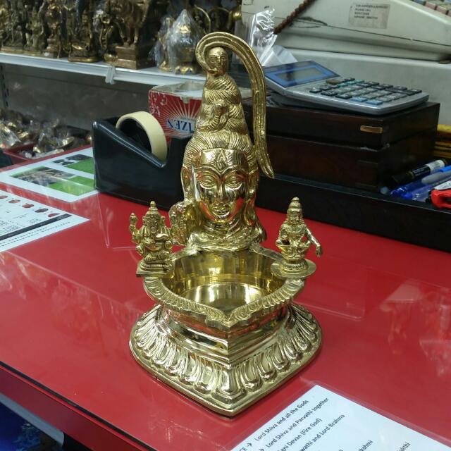 Custom Made Lord Shiva Lamp, Hobbies & Toys, Memorabilia & Collectibles
