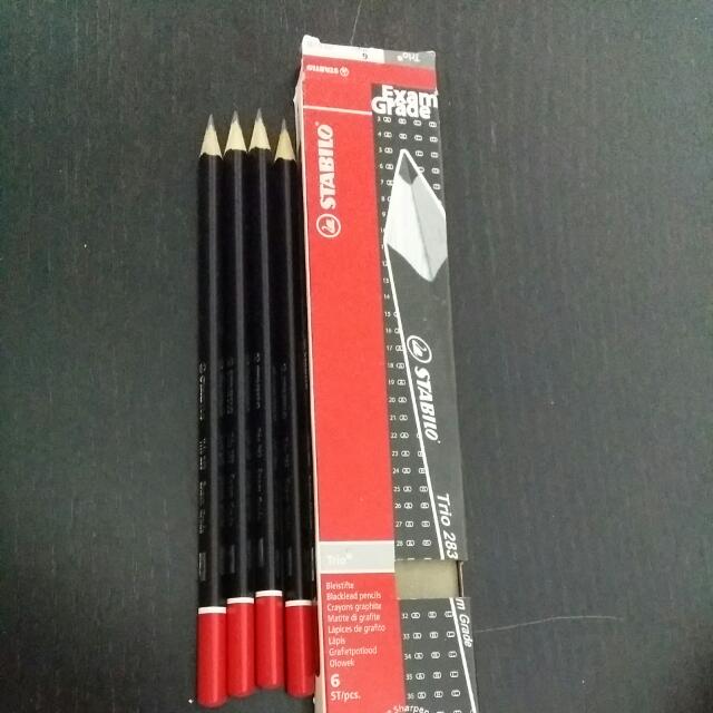 Stabilo Trio 283 Exam Grade 2b Pencils Babies Kids On Carousell