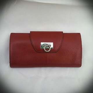 ferragamo 真皮長夾