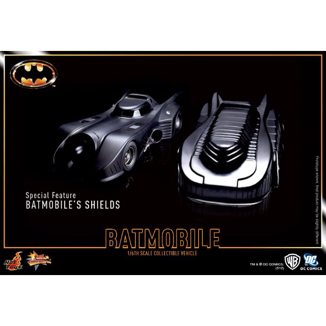 Hot Toys MMS 170 1 6 Batmobile from 1989 Tim Burton Batman Movie