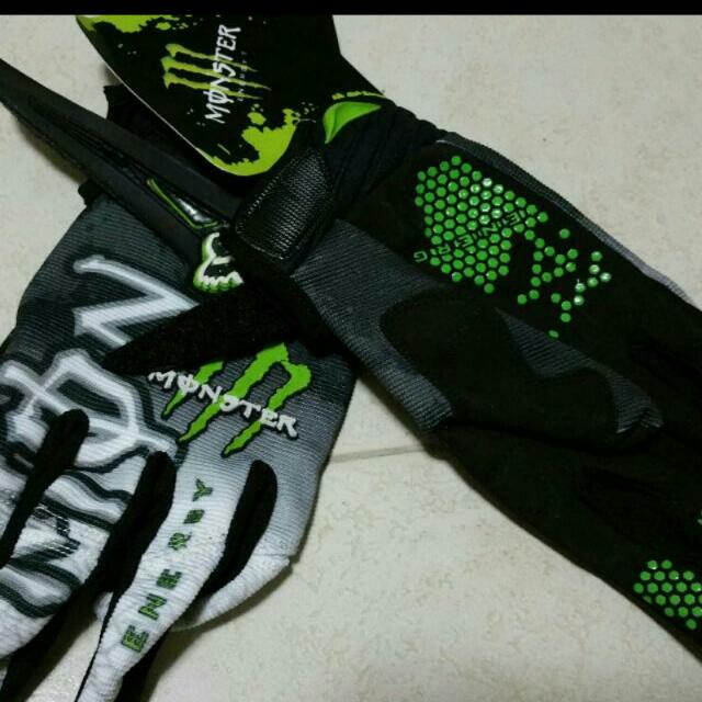 Fox monster energy gloves best sale