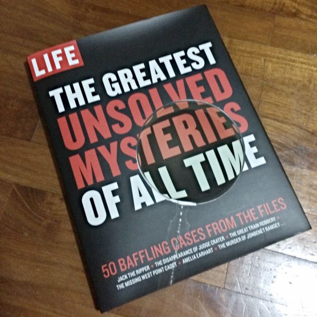The Greatest Unsolved Mysteries Of All Time, Hobbies & Toys, Books ...