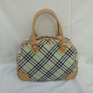 Burberry blue lable 托特包 嫩綠色