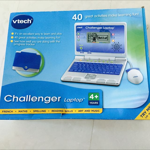 Brand New Still In Box Vtech Challenger Laptop For Kids