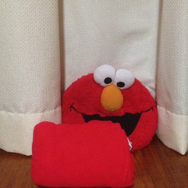 elmo blanket and pillow