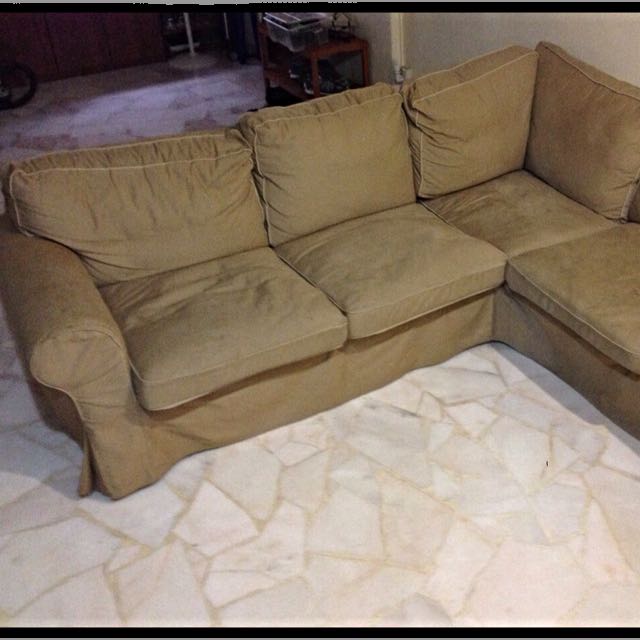 Erktop L shaped IKEA sofa (preowned), Furniture & Home Living