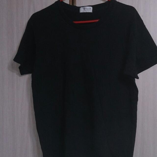 Giordano black t shirt clearance
