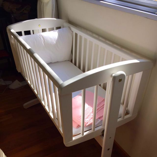 Mothercare Baby Swinging Crib White Babies Kids On Carousell