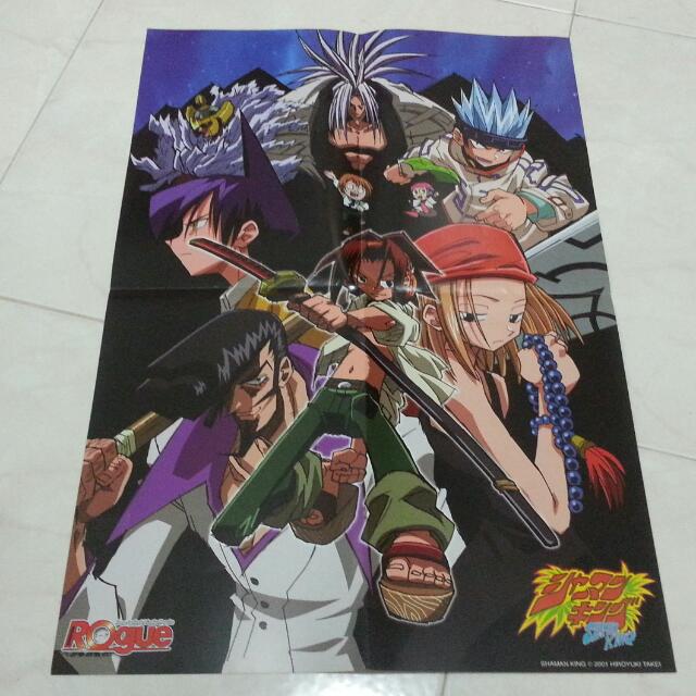 Shaman King Anime Poster Reserved Entertainment J Pop On Carousell